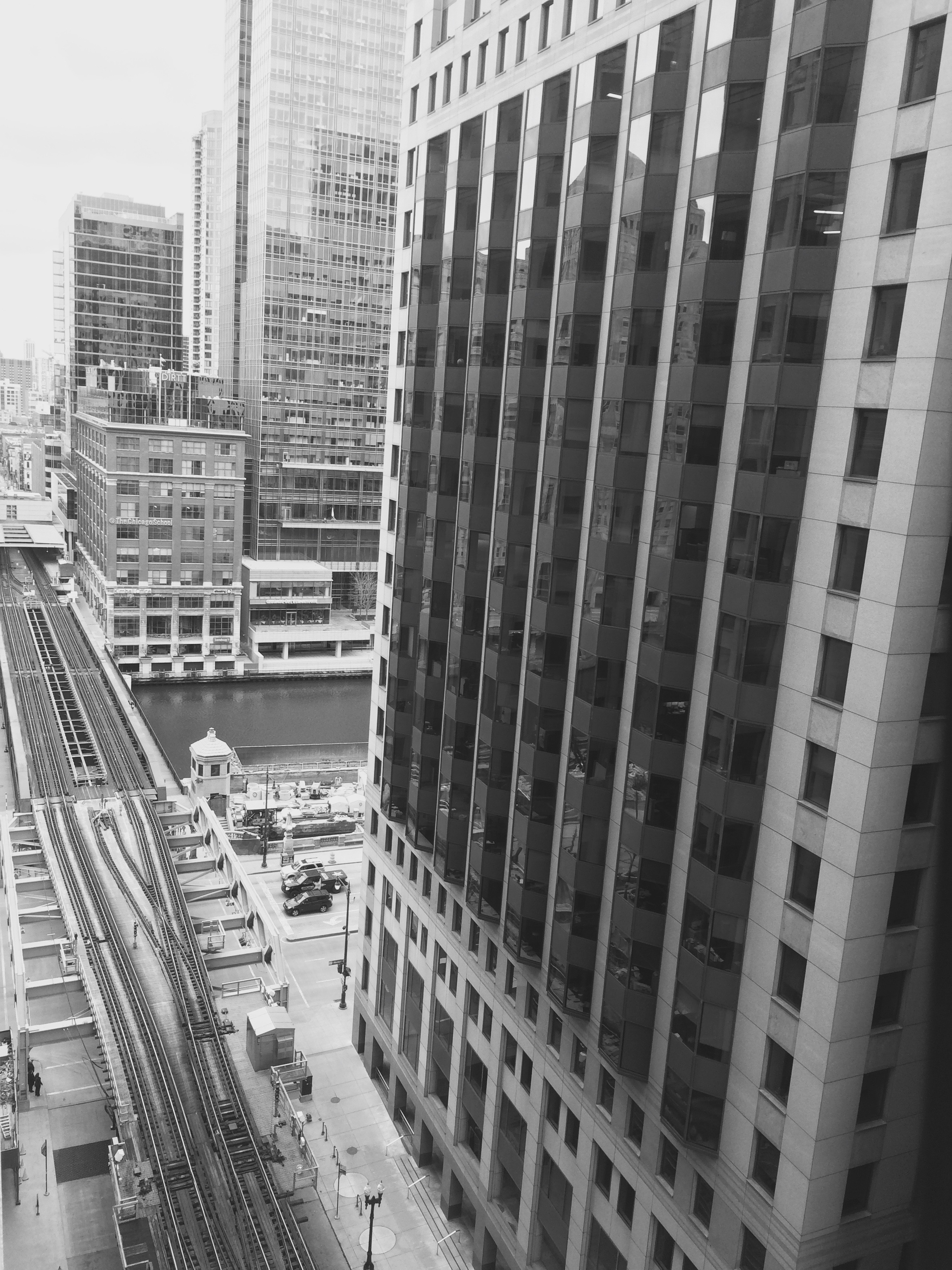 view of train from window